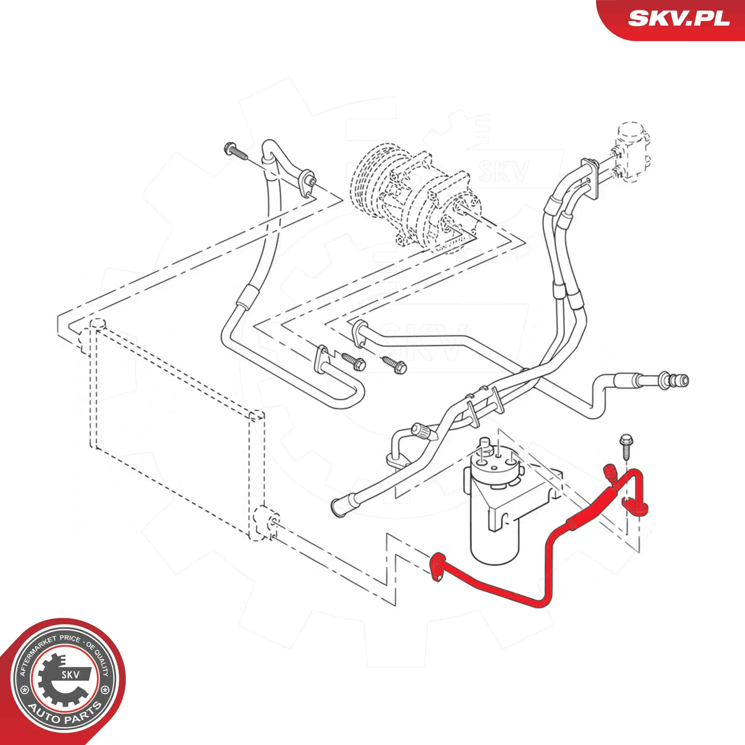 High/Low-pressure Line, air conditioning